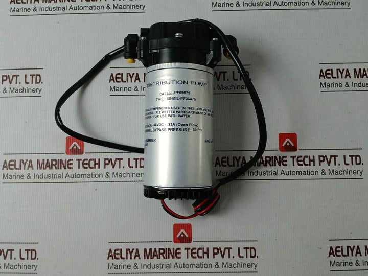 Millipore Pf09075 Distribution Pump 36Vdc-33A 80 Psi