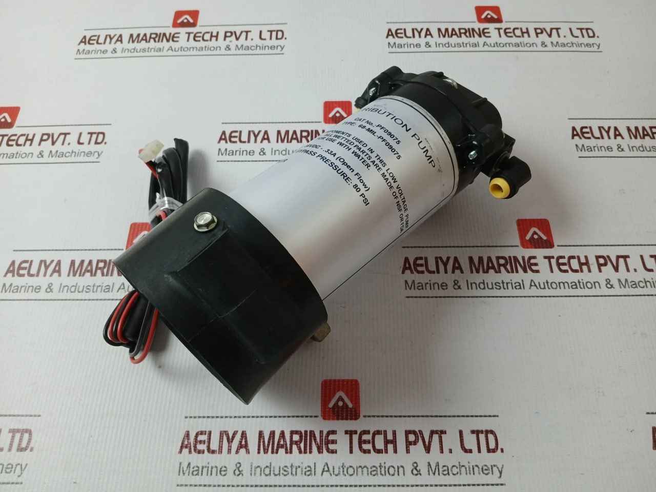 Millipore Pf09075 Distribution Pump 80 Psi/36vdc/33a