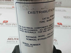 Millipore Pf09075 Distribution Pump 80 Psi/36vdc/33a