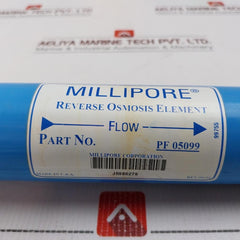 Millipore Pf 05099 Reverse Osmosis Membrane Cartridge Rev 06/02