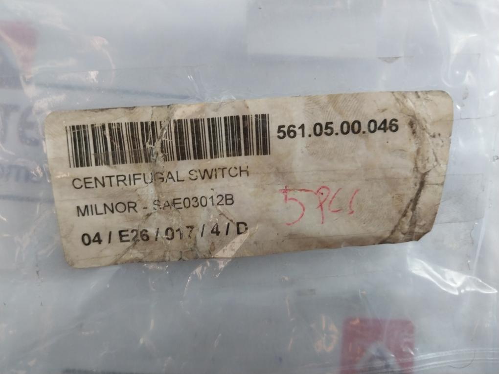 Milnor Sae03012B Slipring & Centrifugal Switch Assembly