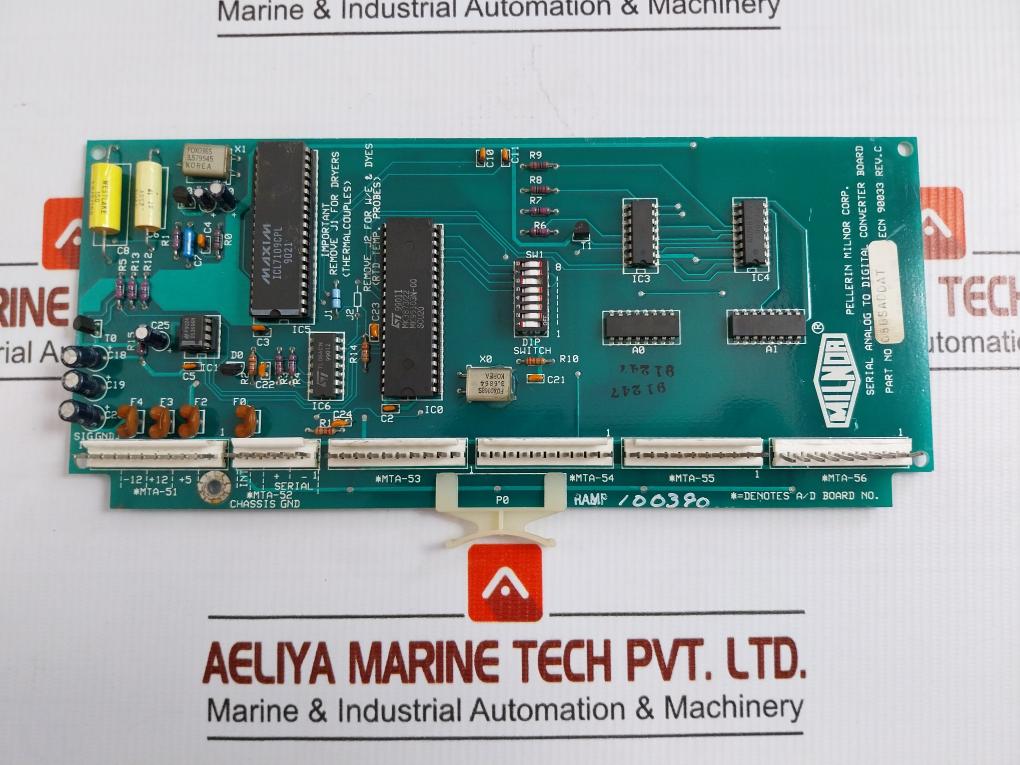 Milnor Serial Analog To Digital Converter Board 08Bsaddat