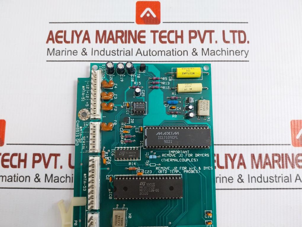 Milnor Serial Analog To Digital Converter Board 08Bsaddat