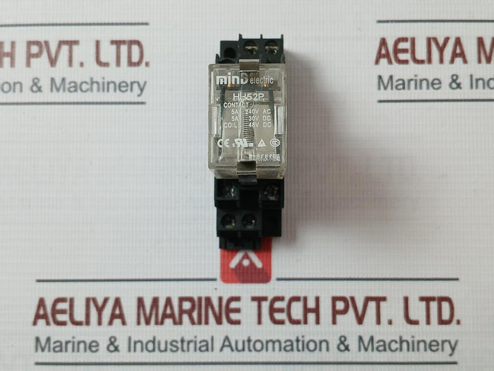Mind Electric Hh52P General Purpose Relay With Base 48V Dc Tp58X1-e