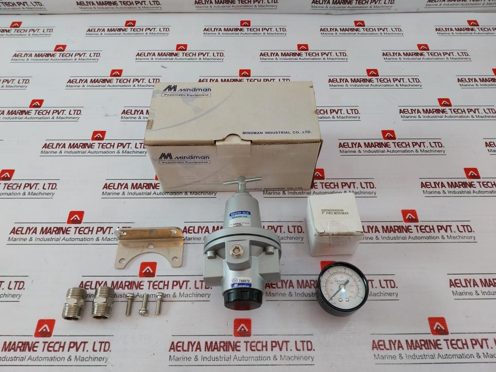 Mindman Mar400-15A Pressure Regulator 120340060111006 140 Psi