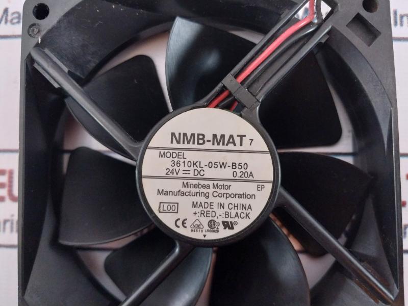 Minebea Motor 3610Kl-05W-b50 Dc Fan 00372266 24Vdc