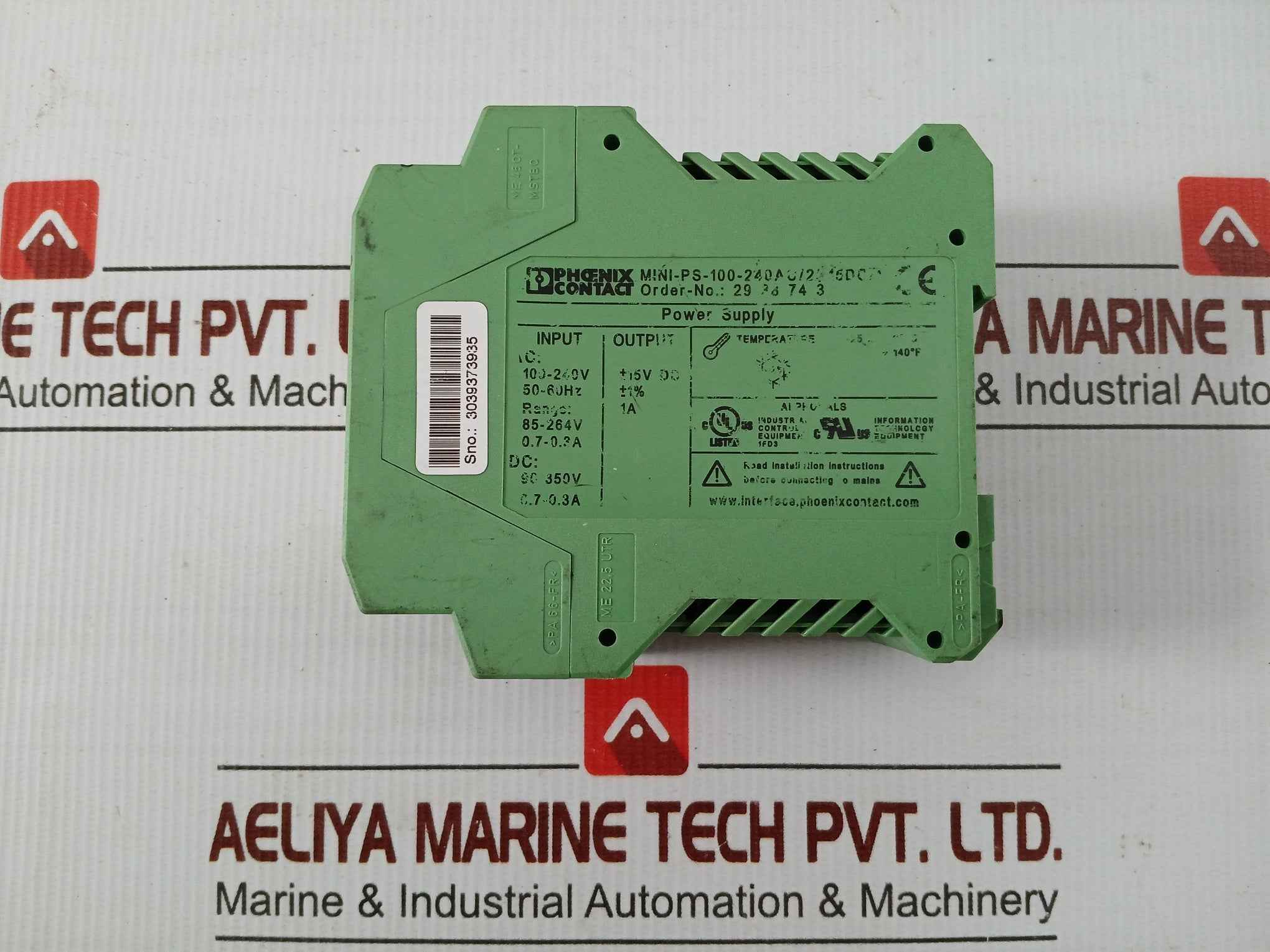 Mini-ps-100-240Ac/2X15Dc/1 Mini Power Supply Phoenix Contact