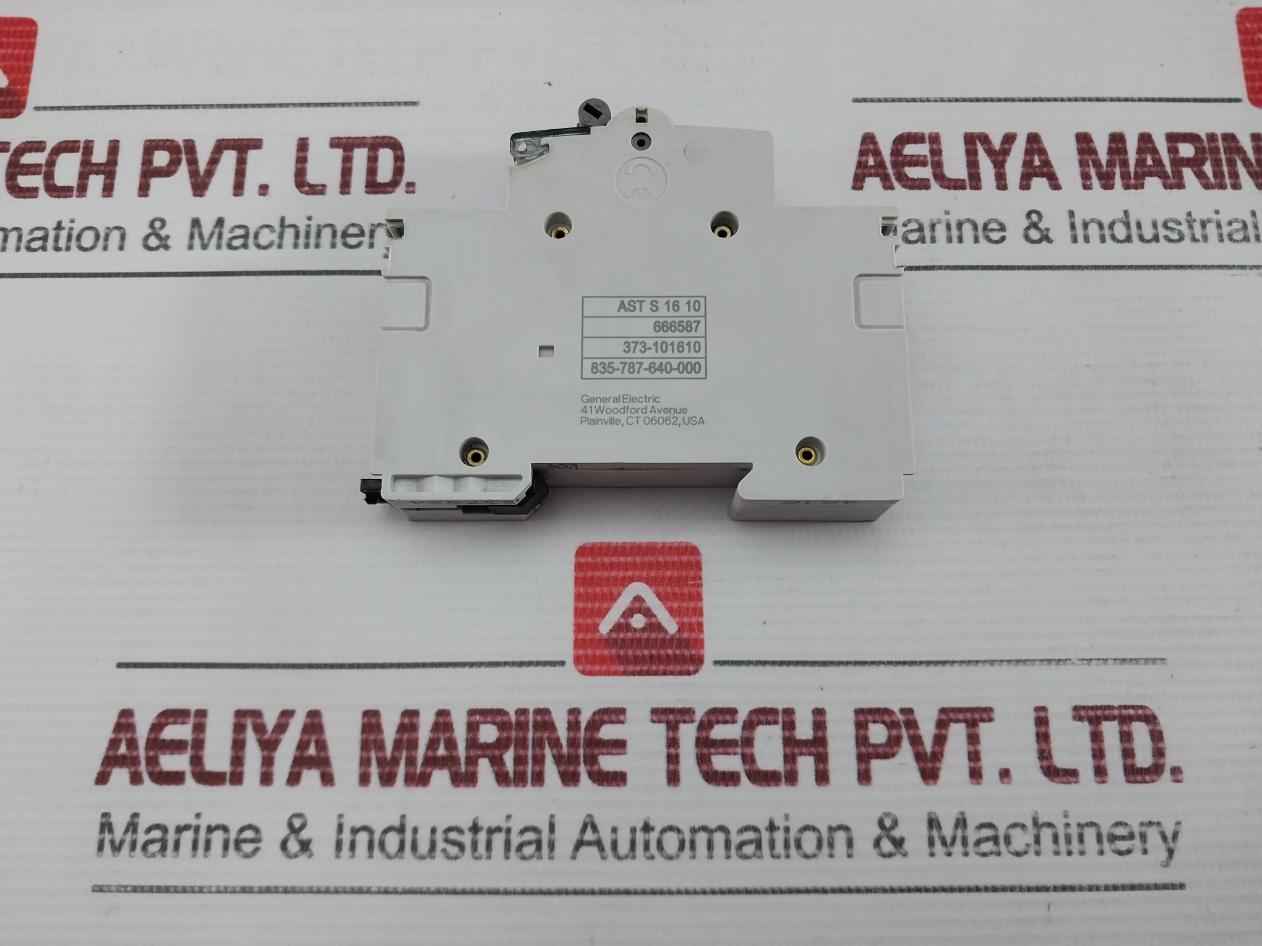 Miniature Circuit Breaker 240V 16A General Electric Part No. Ast S 16 10