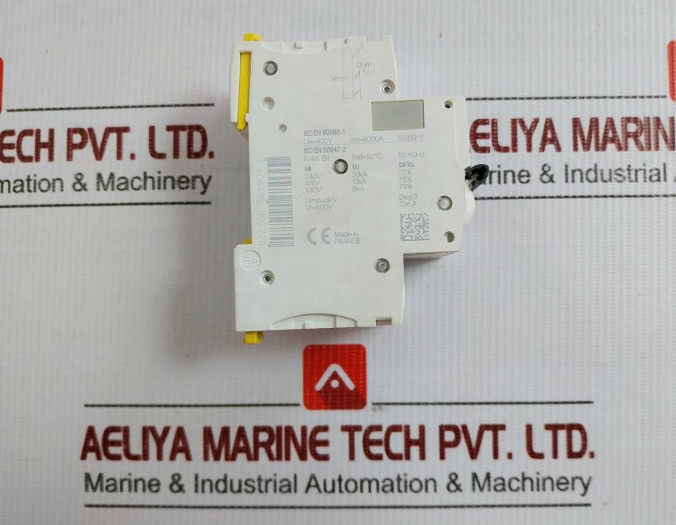 Miniature Circuit Breaker 400V/10A/50-60Hz Schneider Electric Ic60N
