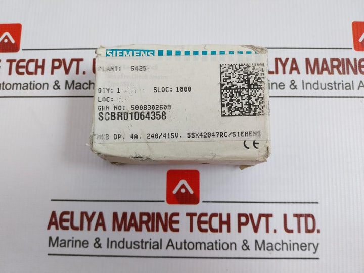 Miniature Circuit Breaker 5Sx42047Rc Siemens