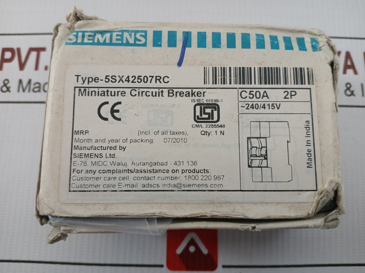 Miniature Circuit Breaker Siemens 5Sx42