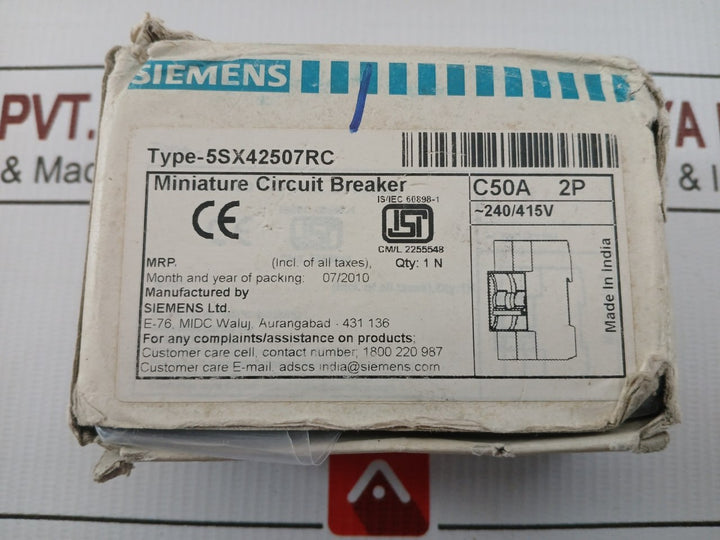 Miniature Circuit Breaker Siemens 5Sx42