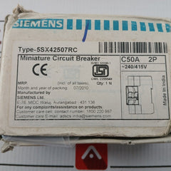 Miniature Circuit Breaker Siemens 5Sx42
