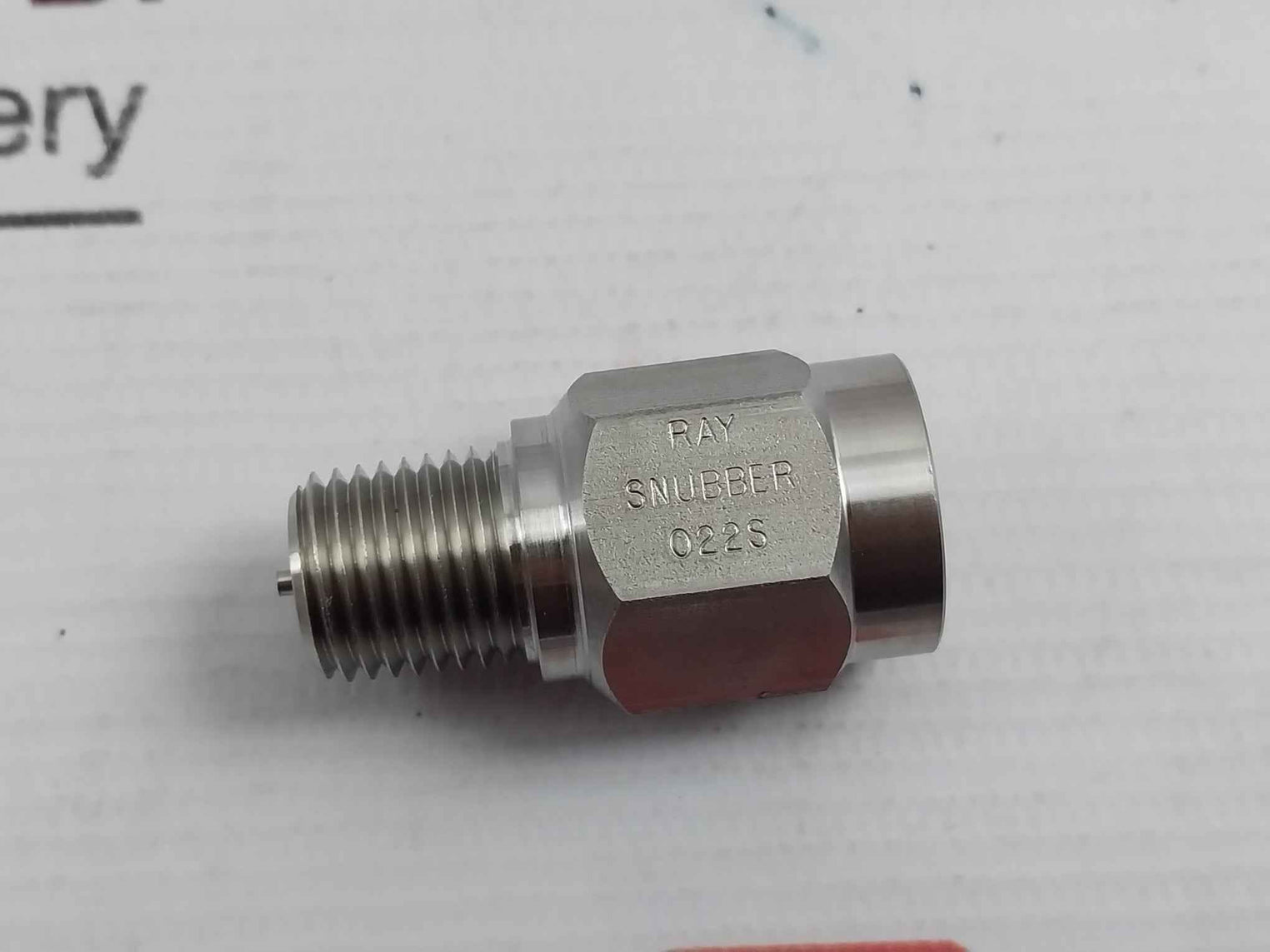 Miniature Ray Snubber 022S Pressure Modle R02253,022Ss,316Ss 1/4 Npt X