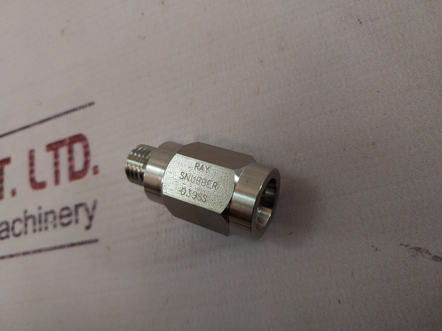 Miniature Ray Snubber 039Ss Stainless Steel 0-6,000 Psi