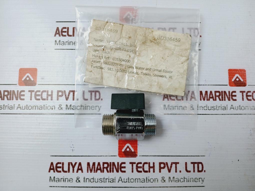 Miniball DN15-PN10 Ball Valve, BD316459, 035504000
