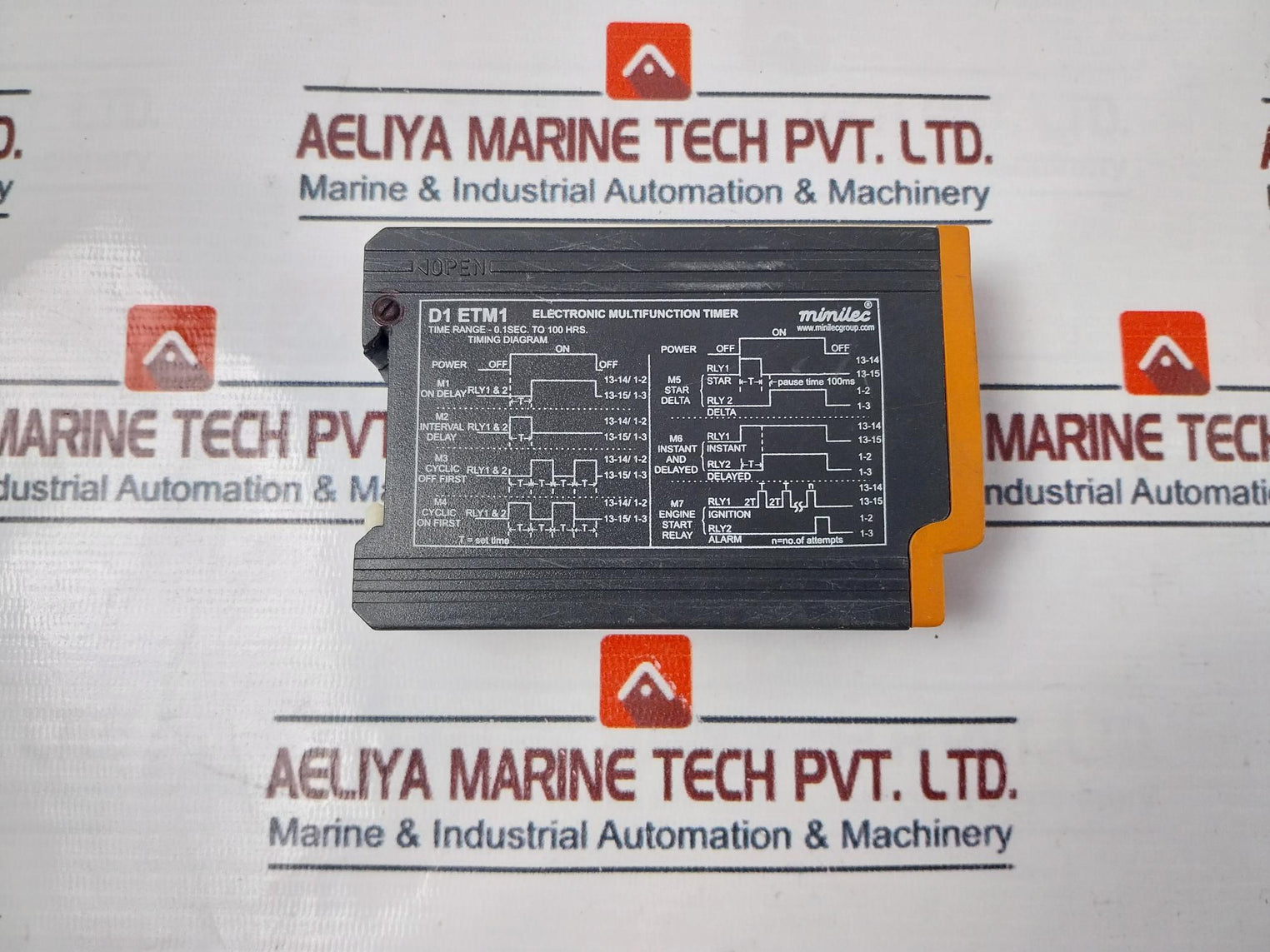 Minilec D1 ETM1 Electronic Multifunction Timer 240Vac