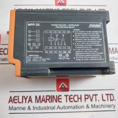 Minilec Mpr D2 Phase Failure + Overload Protection Relay 240Vac