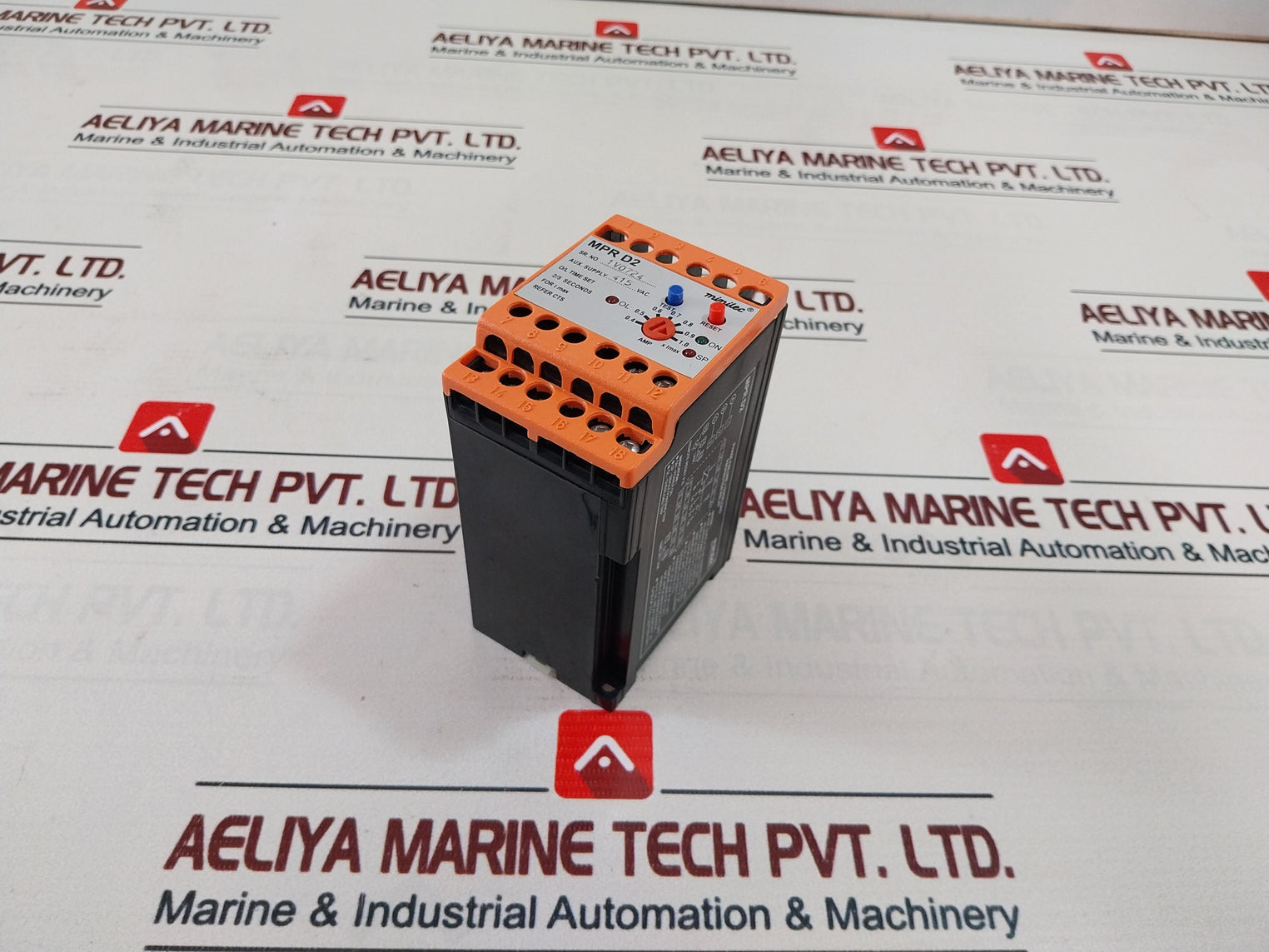 Minilec Mpr D2 Pump Protection Relay 415 Vac 0.4-1.0 Amp