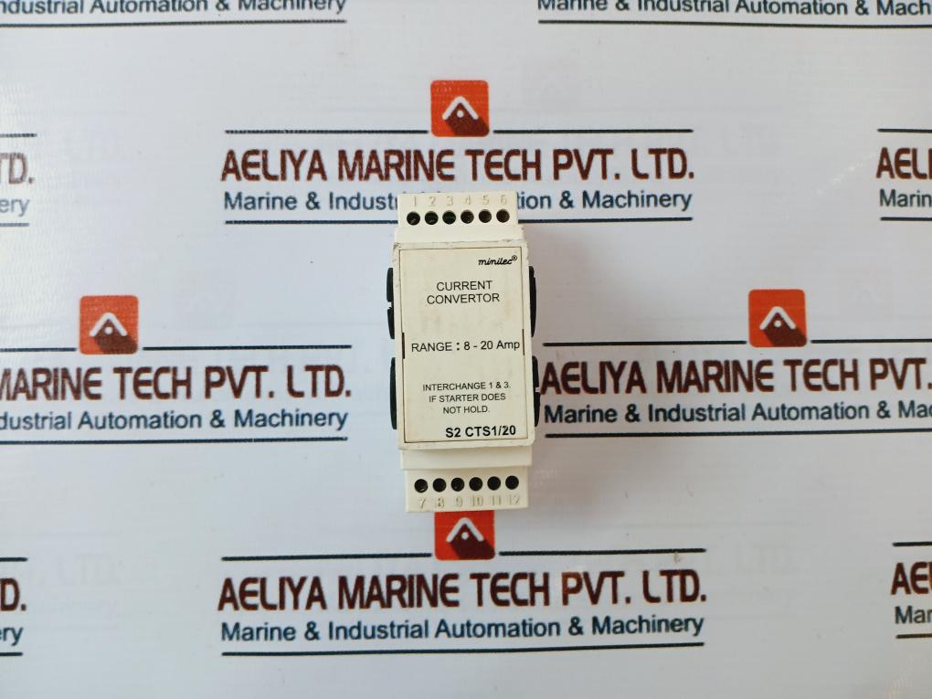 Minilec S2 Cts1/20 Current Convertor 8-20Amp