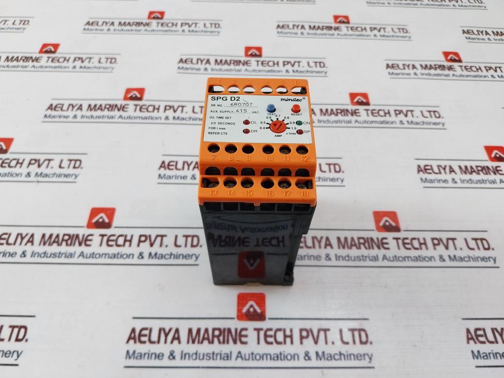 Minilec SPG D2 Overload Protection Relay 0.4–1.0amp