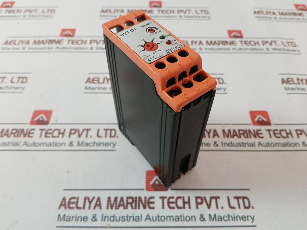 Minilec Uvt D1 Under Voltage Relay (Three Phase Three Wire) 415 Vac