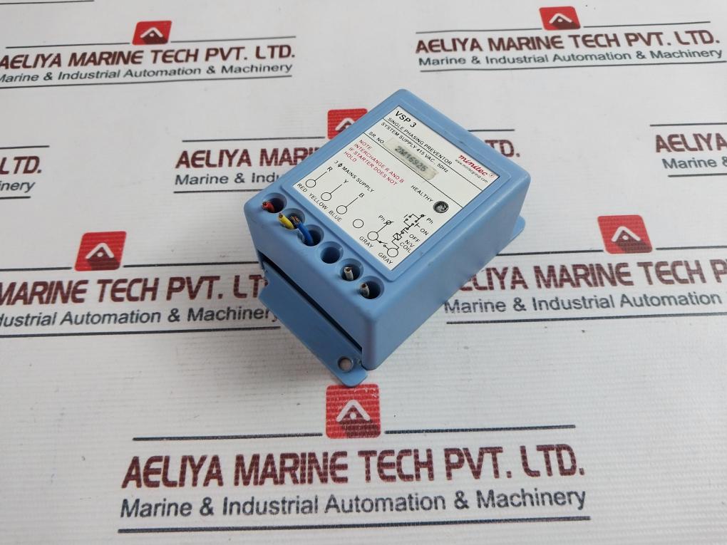 Minilec Vsp 3 Single Phasing Preventor 415 Vac 50Hz