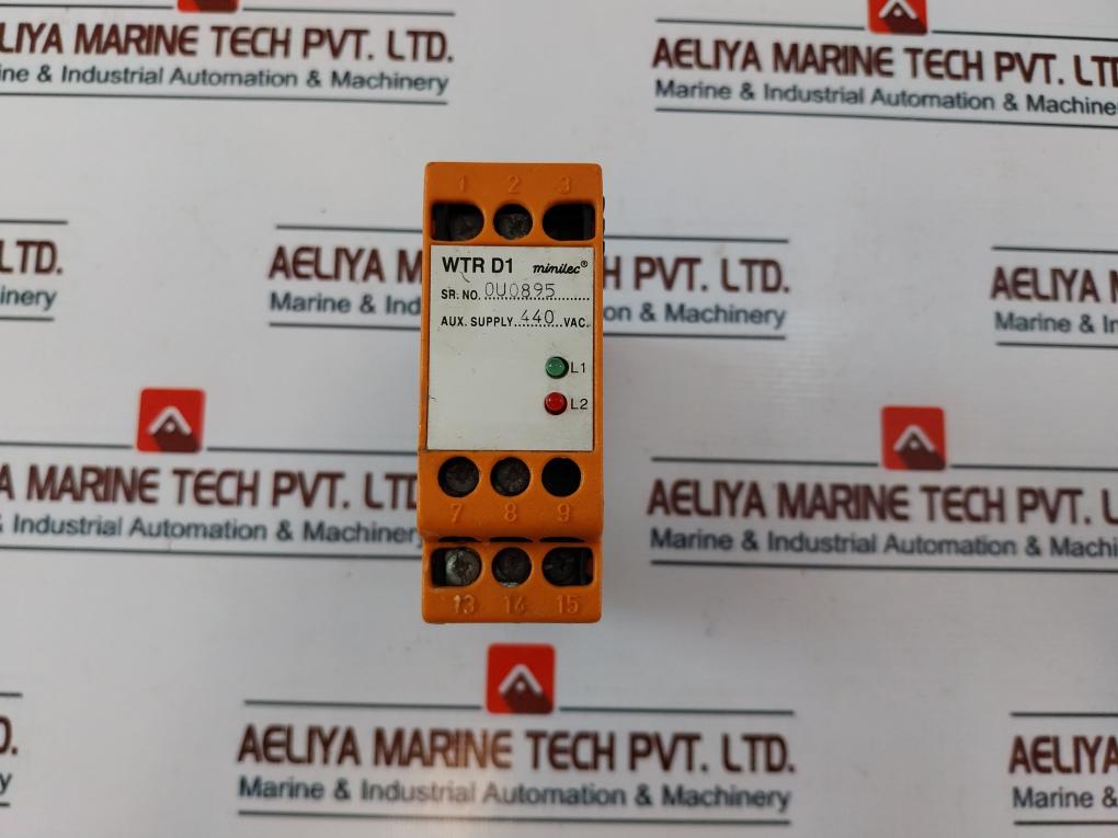 Minilec Wtr D1 Winding Temperature Protection Relay 440 Vac