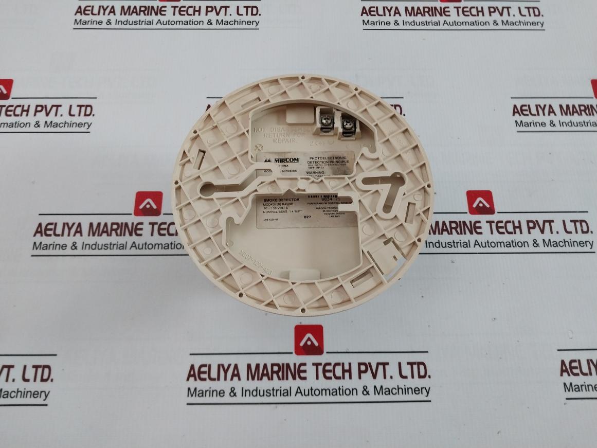 Mircom Mir2400A Mir Photoelectric Detection Smoke Detector Mod400 80-1.56 Volt