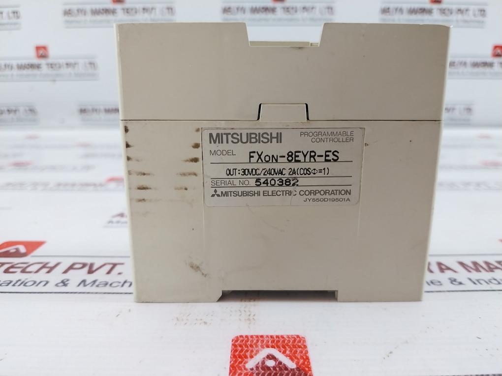 Mitsubishi Fx0N-8Eyr-es Ac/Dc Digital Output Unit Module 30Vdc/240Vac 2A