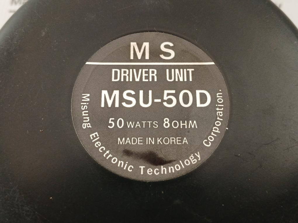 Misung Electronic 8 Ohms 117Mm Dia. X 91Mm Deep Msu-50D Driver Unit