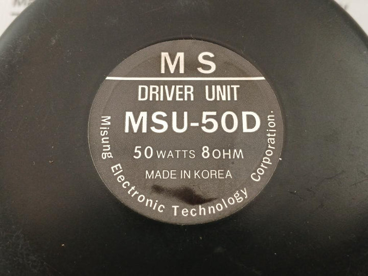 Misung Electronic 8 Ohms 117Mm Dia. X 91Mm Deep Msu-50D Driver Unit