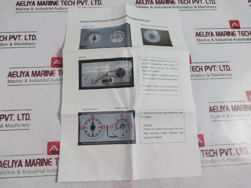 Misuzu El-150 Wind Indicator El Plate 9F 5426-1
