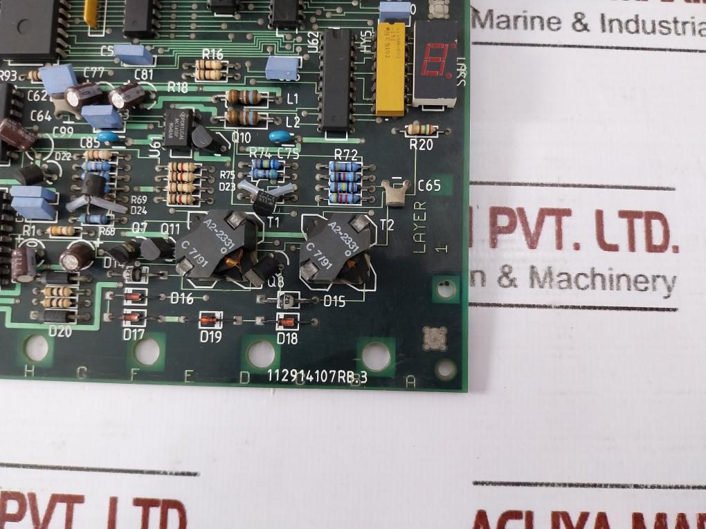 Mitel 112914302 Control Card 375430 Rev B.10