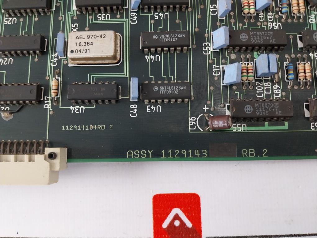 Mitel 112914302 Control Card 375430 Rev B.10