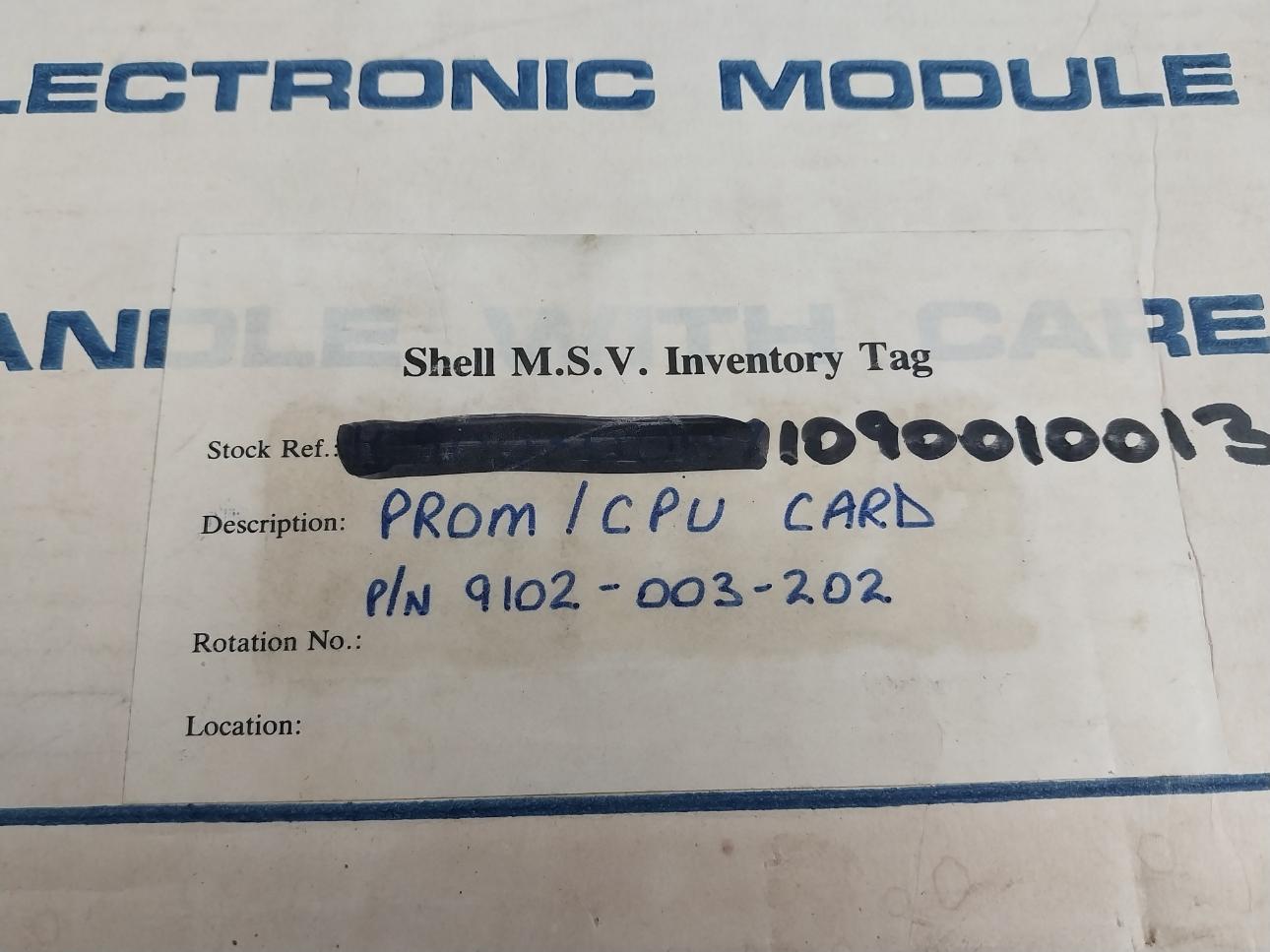 Mitel 9110-003 Prom/Cpu Card Assy 1022893 Rf Rev F6