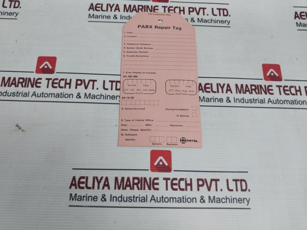 Mitel 9110-003 Prom/Cpu Card Assy 1022893 Rf Rev F6