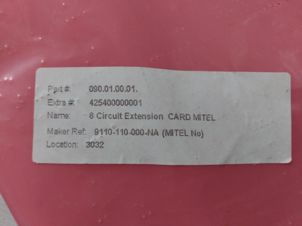 Mitel 9110-110-000-na 8 Station Line Circuit Extension Card