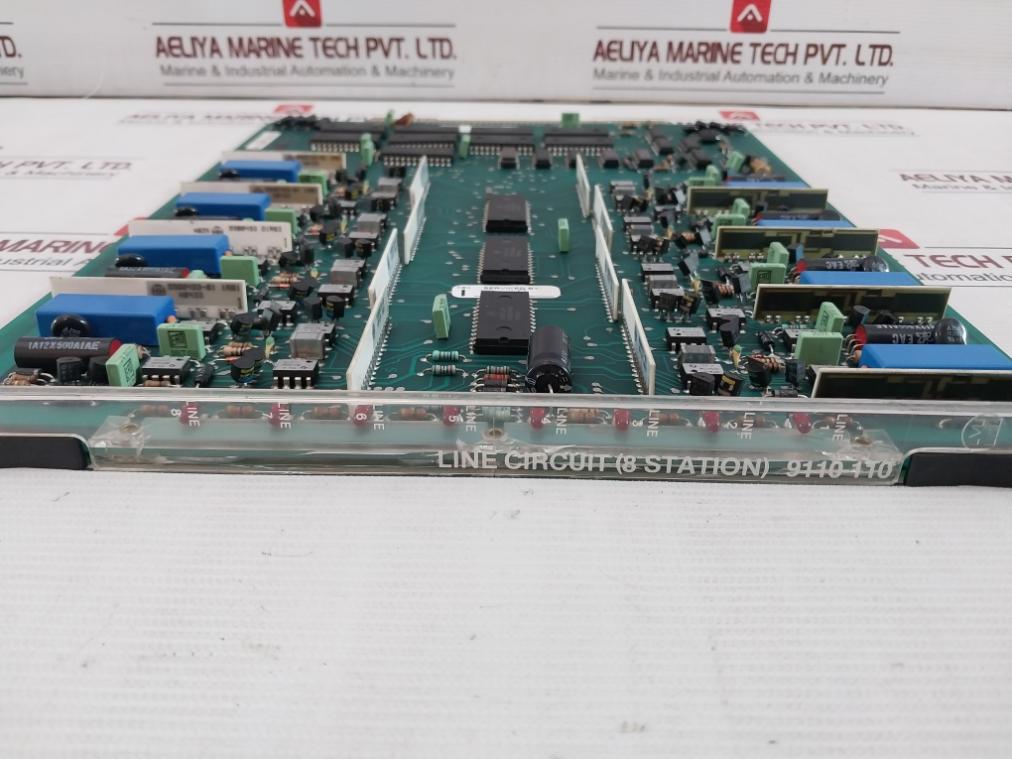 Mitel 9110-110 8-station Line Circuit Pc Board V-0 Rlyjc7768