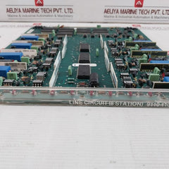Mitel 9110-110 8-station Line Circuit Pc Board V-0 Rlyjc7768