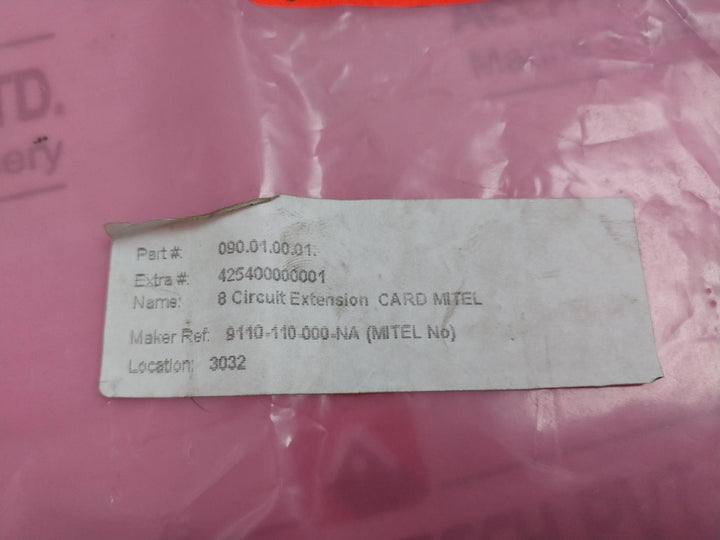 Mitel 9110-110 Line Circuit Extension Card (8 Station)Assy: 1026743-02