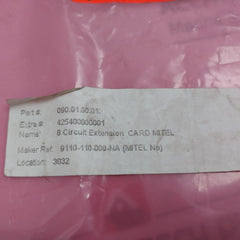 Mitel 9110-110 Line Circuit Extension Card (8 Station)Assy: 1026743-02