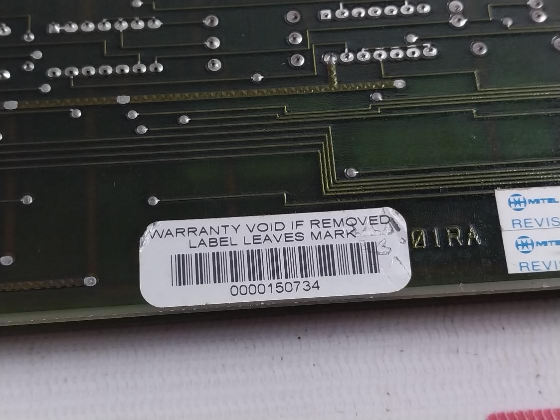 Mitel 9110-203-217 Integrated Processor Control Pcb Card Rev.14 Hr40 Aa86942