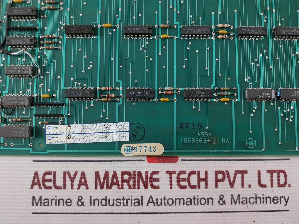 Mitel 9110-203-217 Integrated Processor Control Printed Circuit Board
