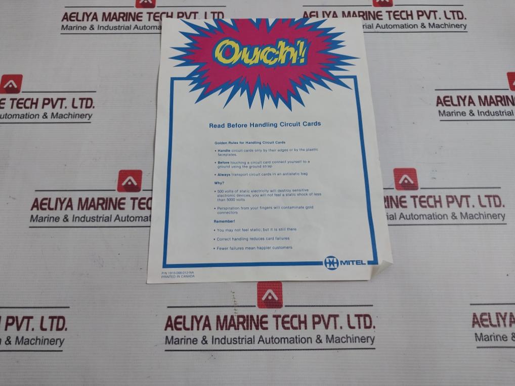 Mitel 9110-311-000 Printed Circuit Board Rev G12 1910-098-012-na