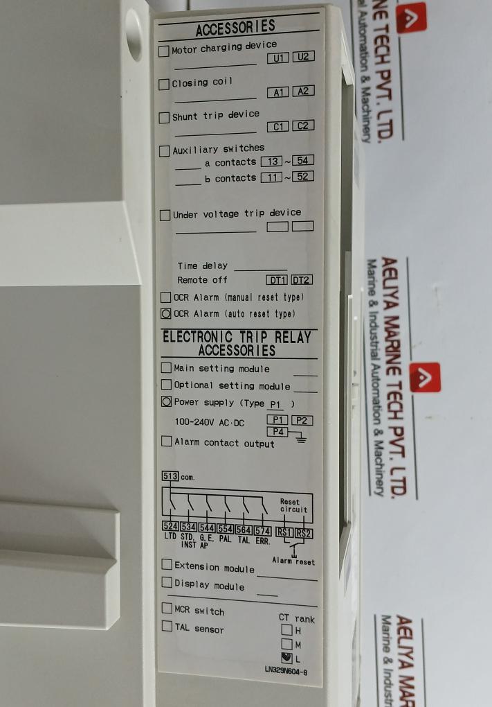 Mitsubishi-4-Pole-Air-Circuit-Breaker-50-60hz-1000a-Ae1000-Sw-11