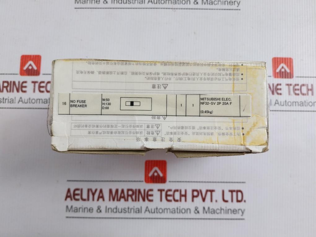 Mitsubishi-Electric-2-Pole-No-Fuse-Breaker-200-Vac-7-5ka-20a-50-60hz-Nf32-Sv-9