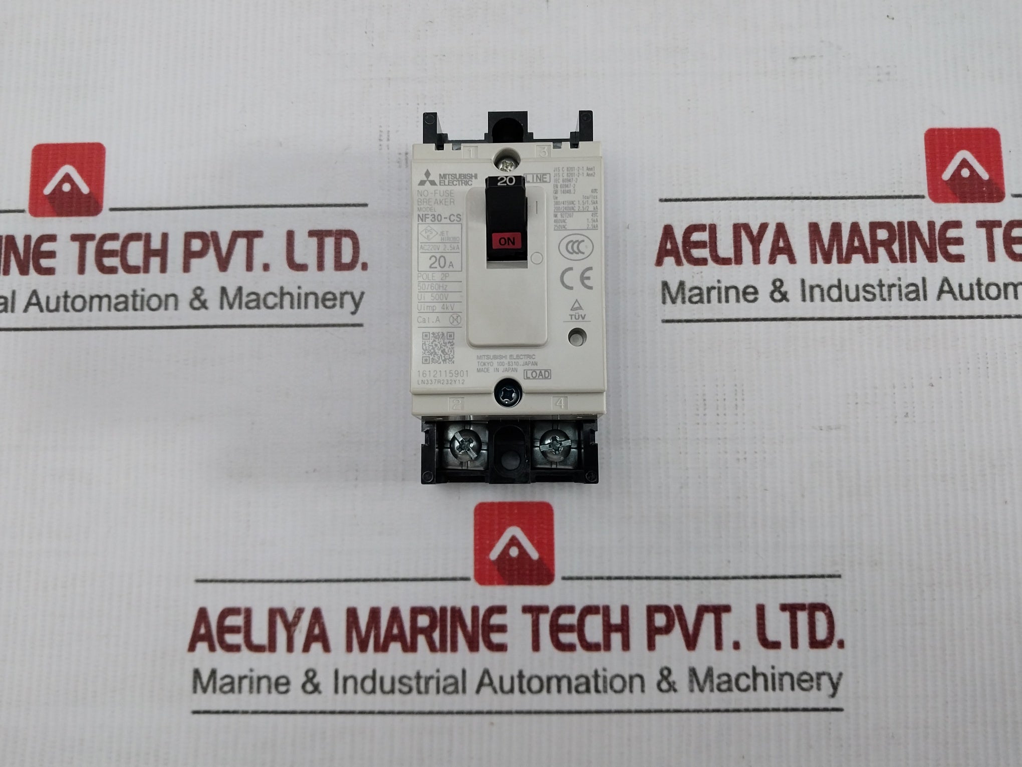 Mitsubishi-Electric-No-Fuse-Breaker-50-60hz-Ac-220v-2-Pole-Nf30-Cs-5