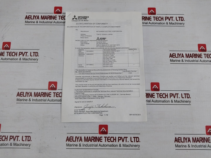 Mitsubishi-Electric-Robot-Iq-Platform-Fr-Series-Controller-Ac200-230v-Cr800-02vd-29