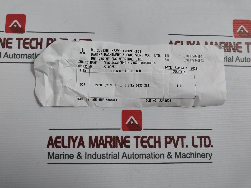 Mitsubishi 2157 Piston Valve Stem Disc Set